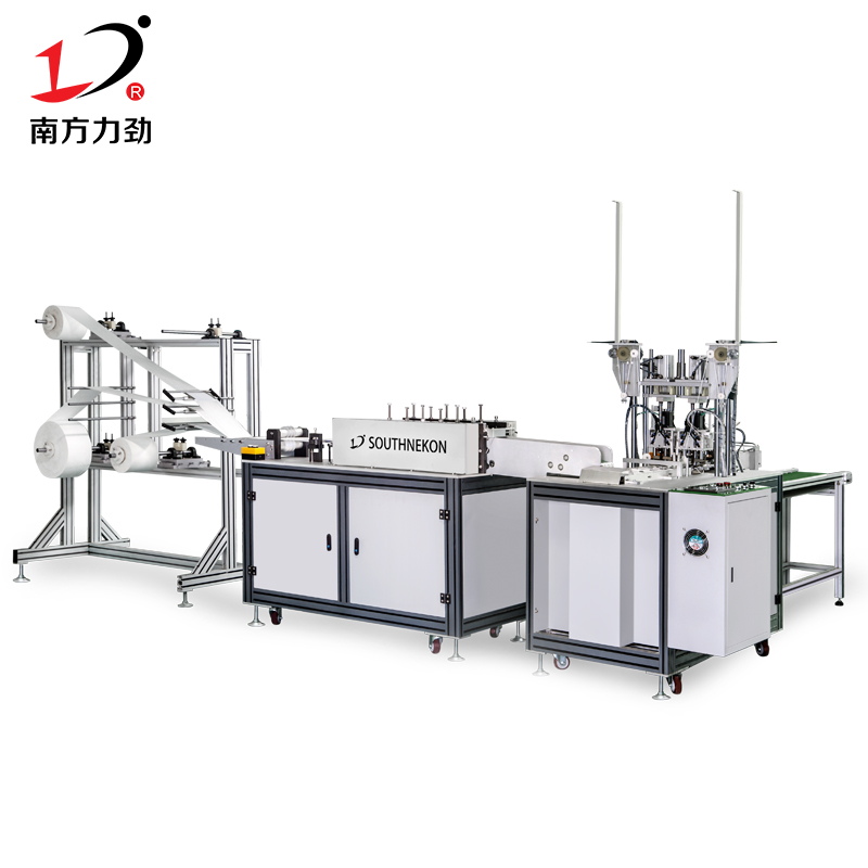 全自動(dòng)口罩機(jī)平面口罩機(jī)外耳帶一拖一口罩生產(chǎn)線(xiàn)醫(yī)用口罩機(jī)